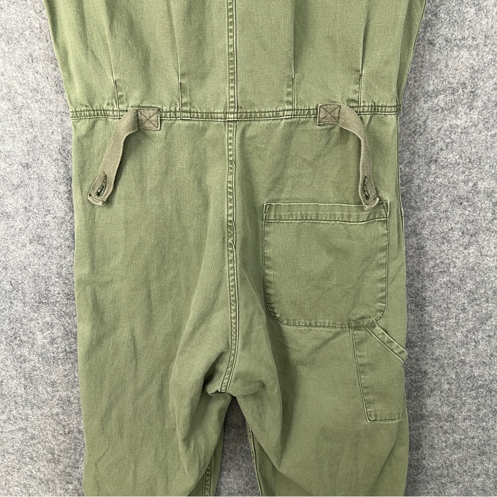 pistola Olive Green Short-Sleeve Utility Jumpsuit - Picture 9 of 15